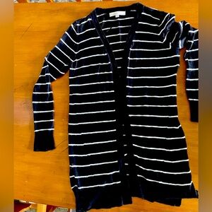 Striped Black and White Women's Sweater